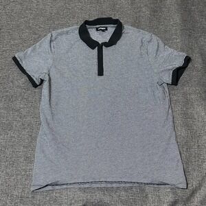 Express Men's L Quarter Zip Polo Shirt